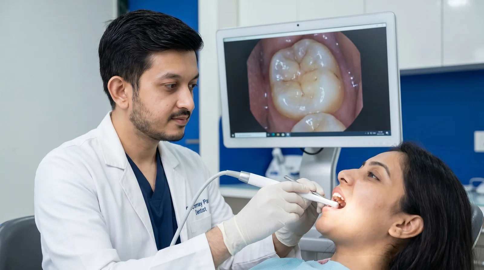 Early detection of tooth decay using intraoral camera