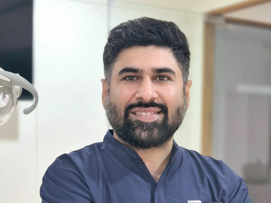 Dr. Priyank, M.D.S. Orthodontics, visiting orthodontist at Pramukh Dental