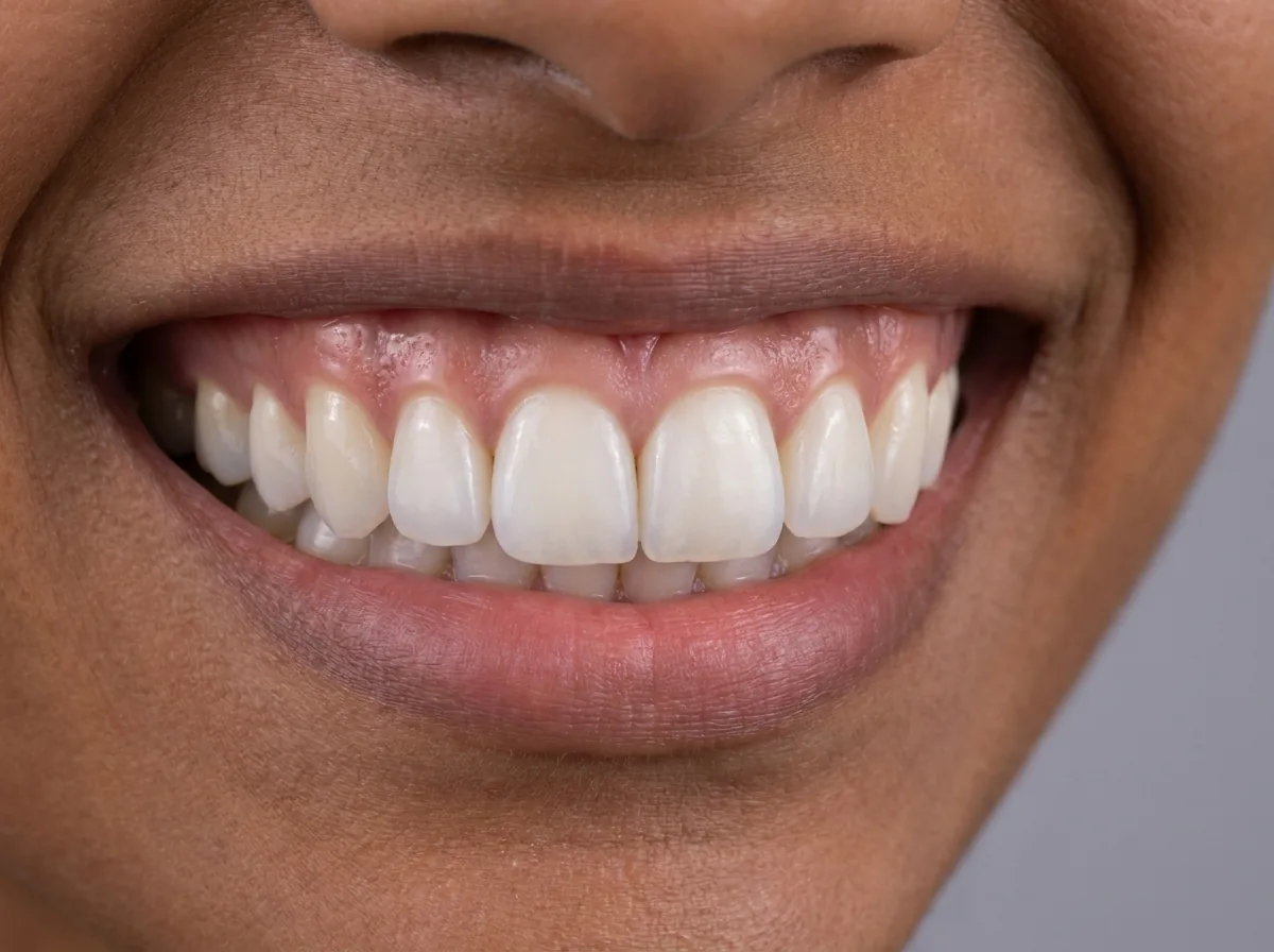 Radiant smile after esthetic dentistry and ceramic veneers