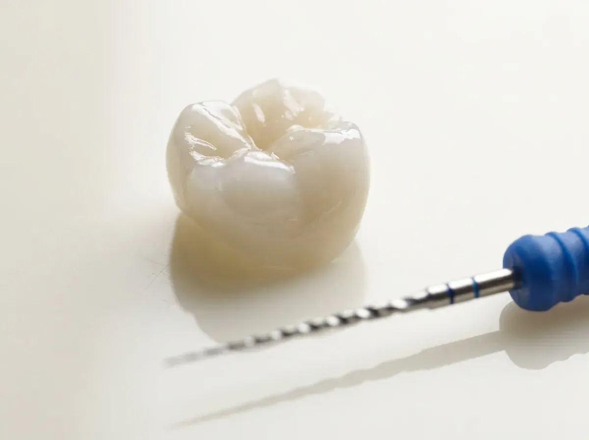 CBCT 3D scan used to diagnose a failed root canal